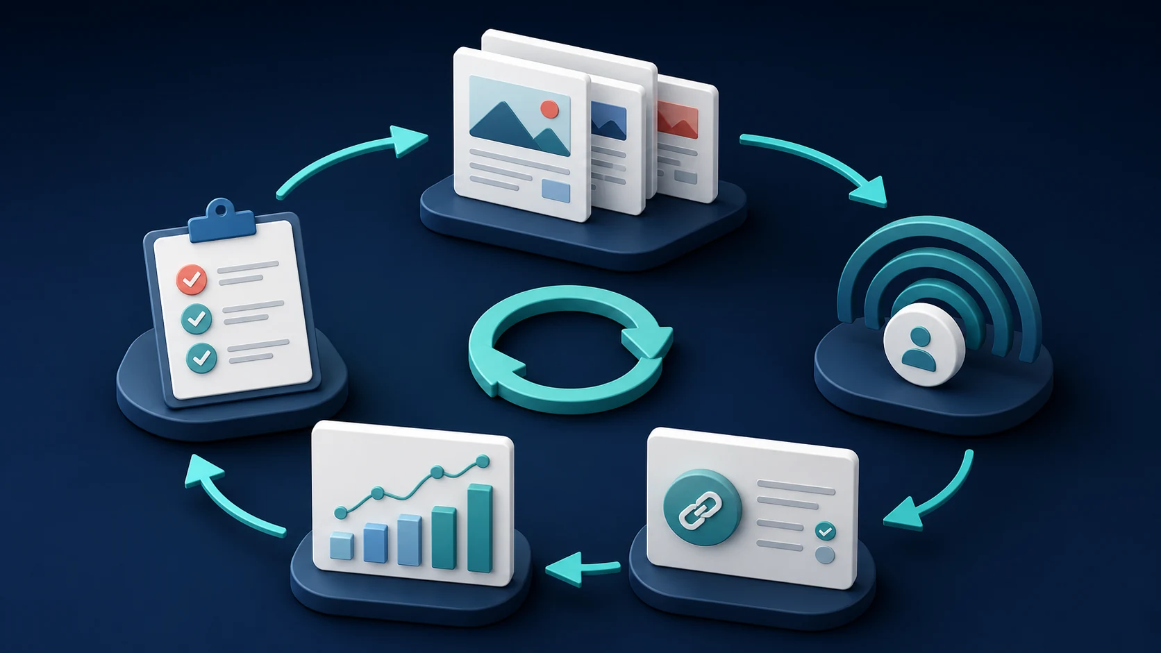 Digital PR validation loop connecting earned coverage, citation checks, measurement, and the next campaign action