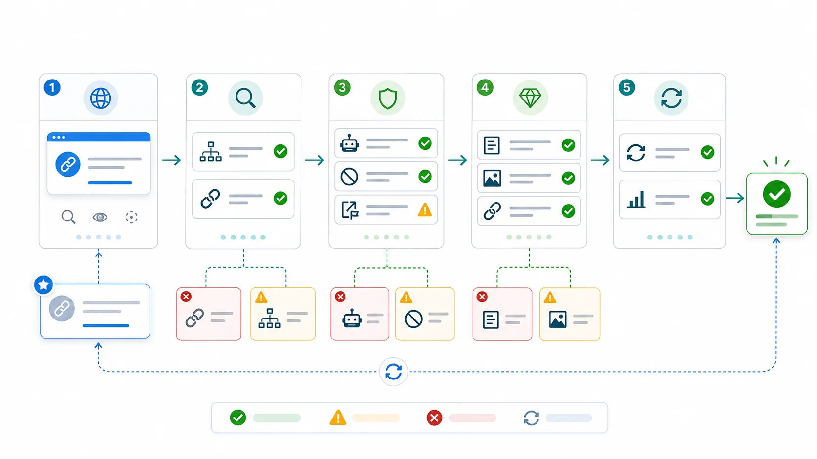 Discovered currently not indexed diagnostic workflow across discovery, crawl access, index eligibility, page value, and validation checks
