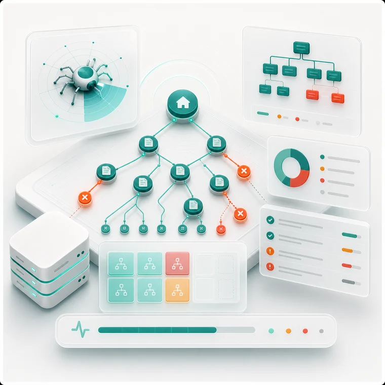 Searvora crawl discovery module used to decide when SEO audit frequency should change