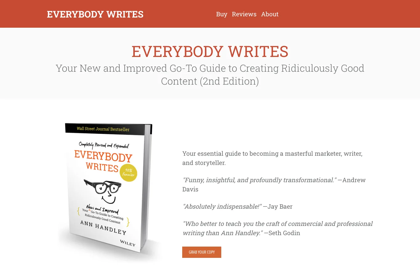 Official Everybody Writes page screenshot used as public source evidence